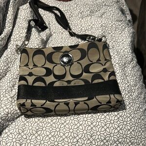 Coach Black and Tan Women's Bag